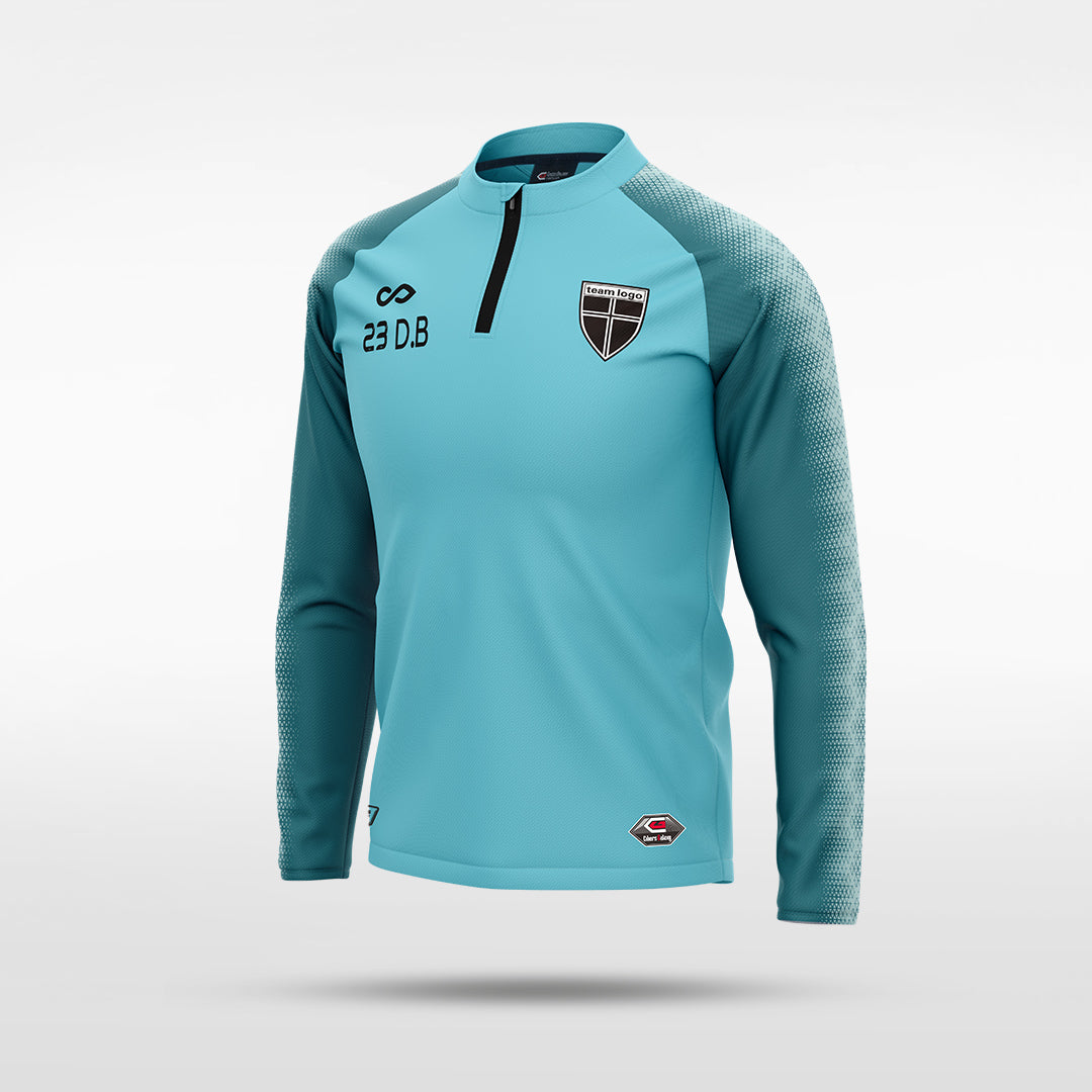 kid 1/4 Half Zip Vanta Series Lumin - AT233XFD8 mediumspringgreen