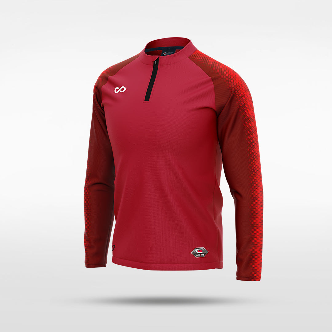 kid 1/4 Half Zip Vanta Series Lumin - AT233XFD8 red
