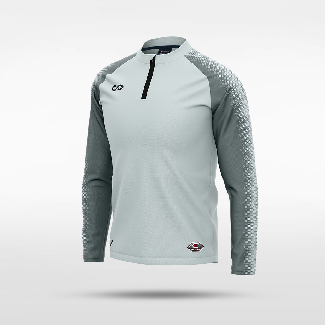 kid 1/4 Half Zip Vanta Series Lumin - AT233XFD8 silver