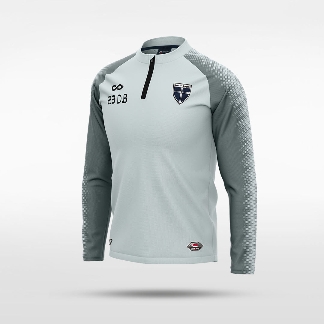 kid 1/4 Half Zip Vanta Series Lumin - AT233XFD8 silver