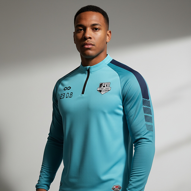 1/4 Half Zip Vanta Series Ventara - AT233XFE3 mediumspringgreen