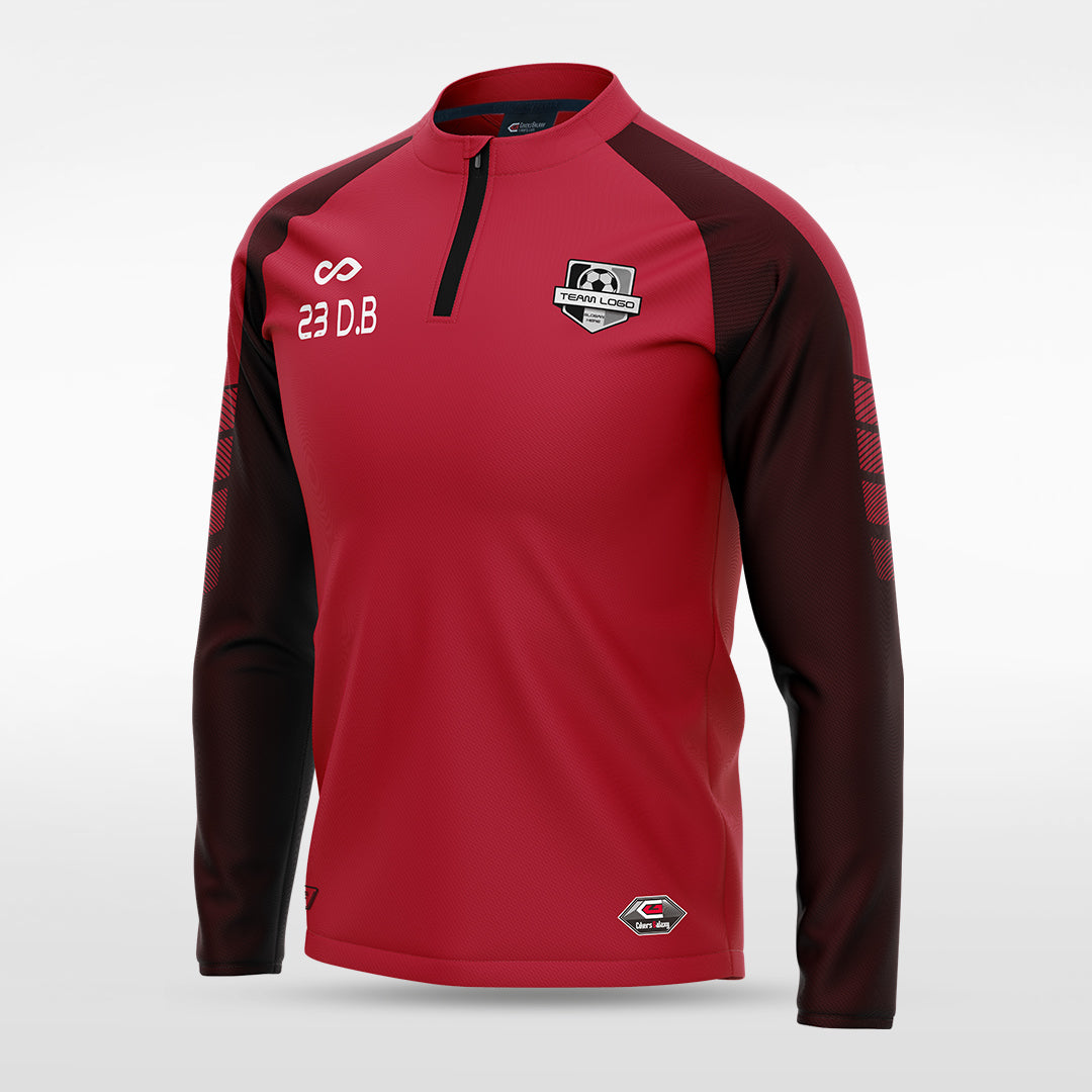 1/4 Half Zip Vanta Series Ventara - AT233XFE3 red
