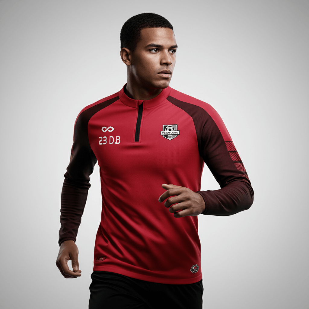 1/4 Half Zip Vanta Series Ventara - AT233XFE3 red
