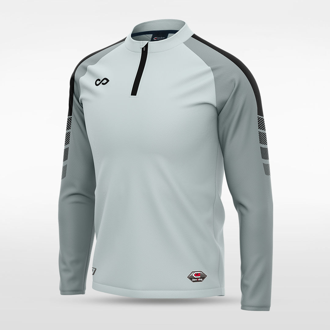 1/4 Half Zip Vanta Series Ventara - AT233XFE3 silver