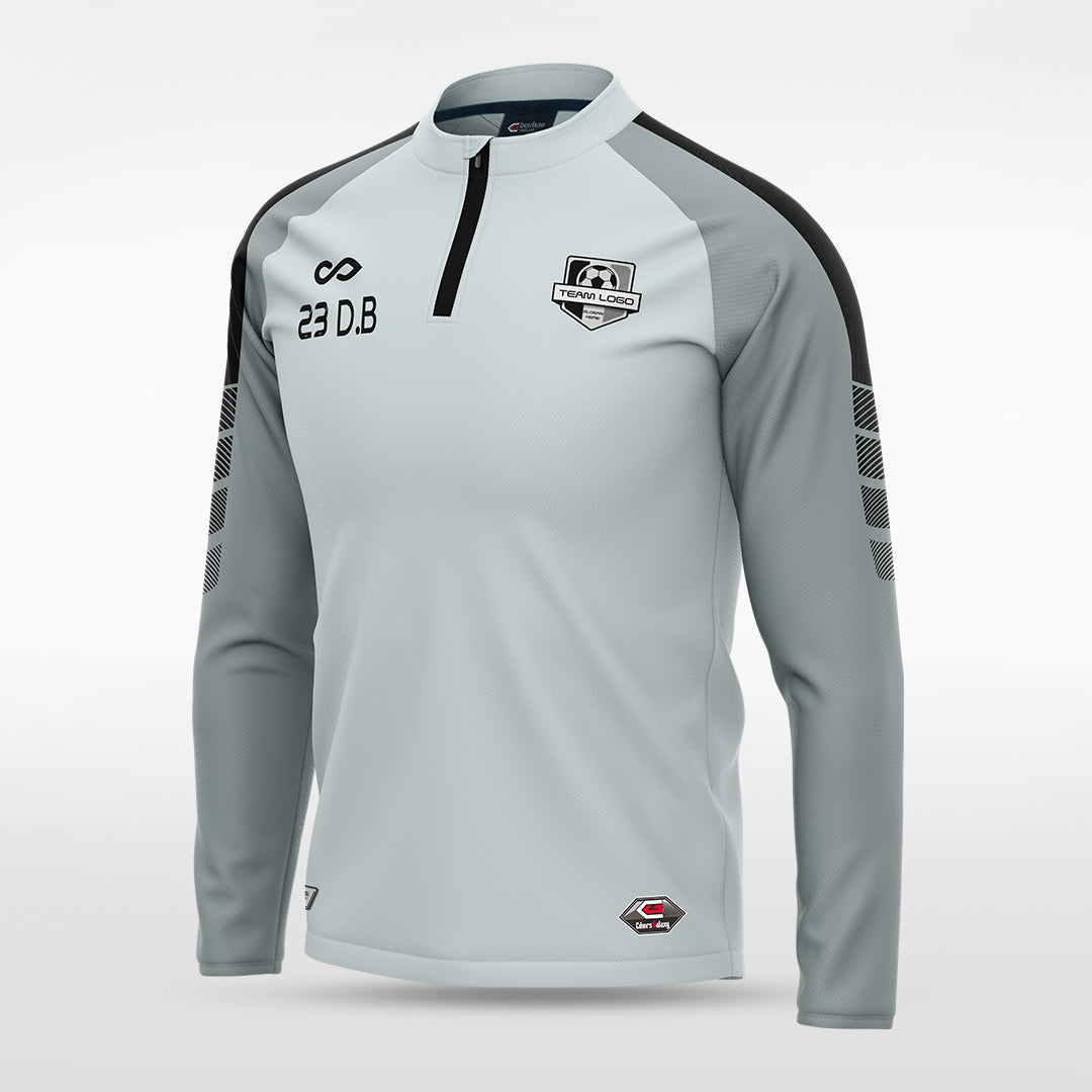 1/4 Half Zip Vanta Series Ventara - AT233XFE3 silver