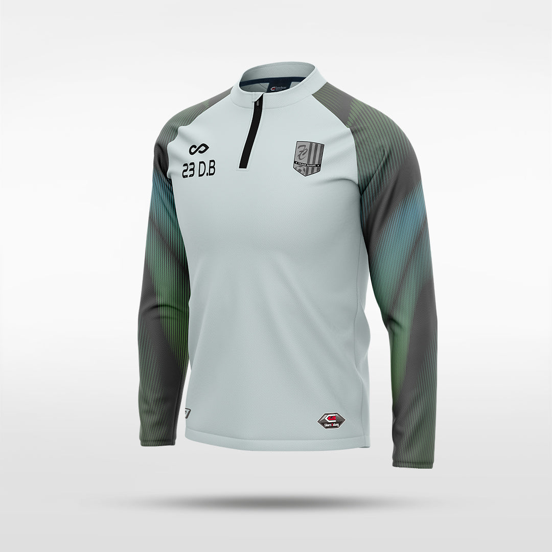 kid 1/4 Half Zip Vanta Series Aurora - AT233XFEE8 silver