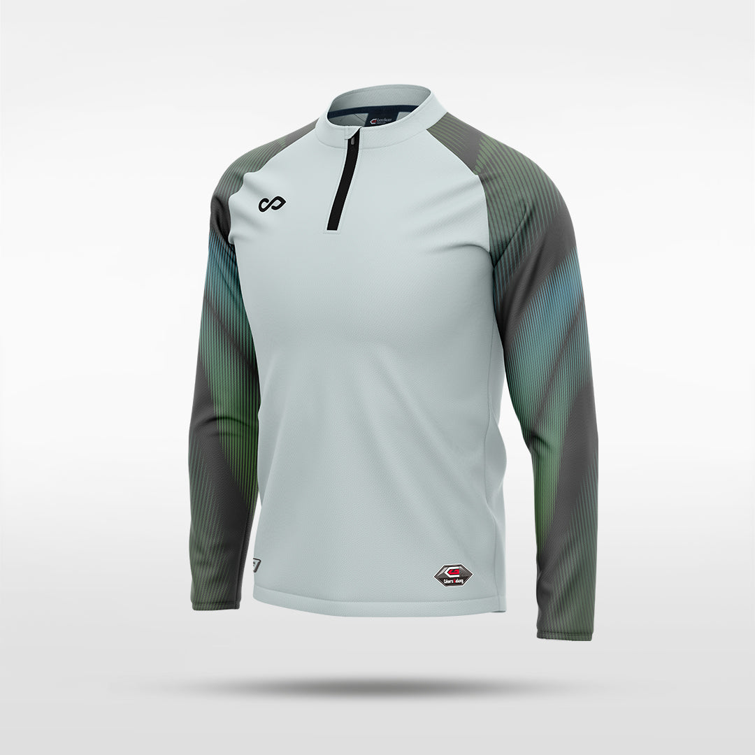 kid 1/4 Half Zip Vanta Series Aurora - AT233XFEE8 silver