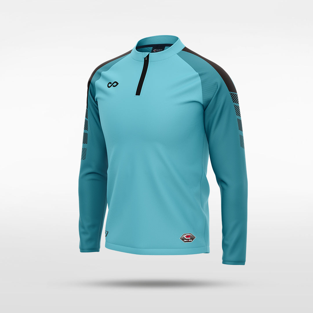 kid 1/4 Half Zip Vanta Series Ventara - AT233XFEF8 mediumspringgreen