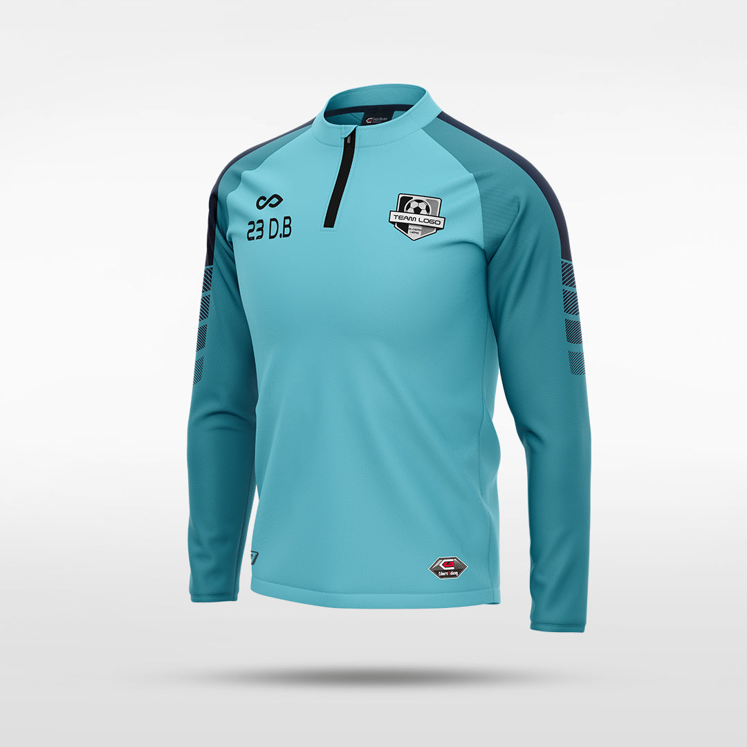 kid 1/4 Half Zip Vanta Series Ventara - AT233XFEF8 mediumspringgreen
