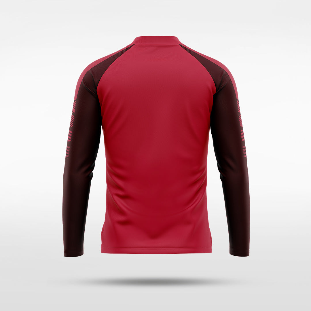 kid 1/4 Half Zip Vanta Series Ventara - AT233XFEF8 red