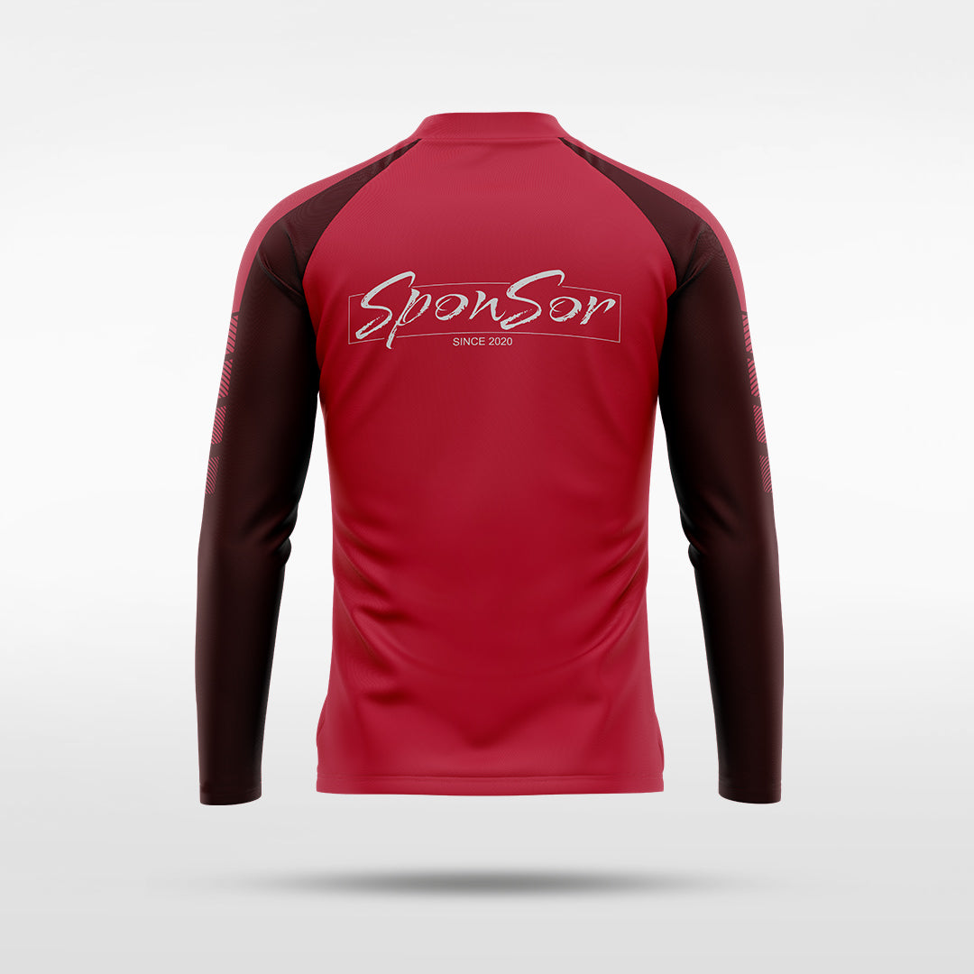 kid 1/4 Half Zip Vanta Series Ventara - AT233XFEF8 red