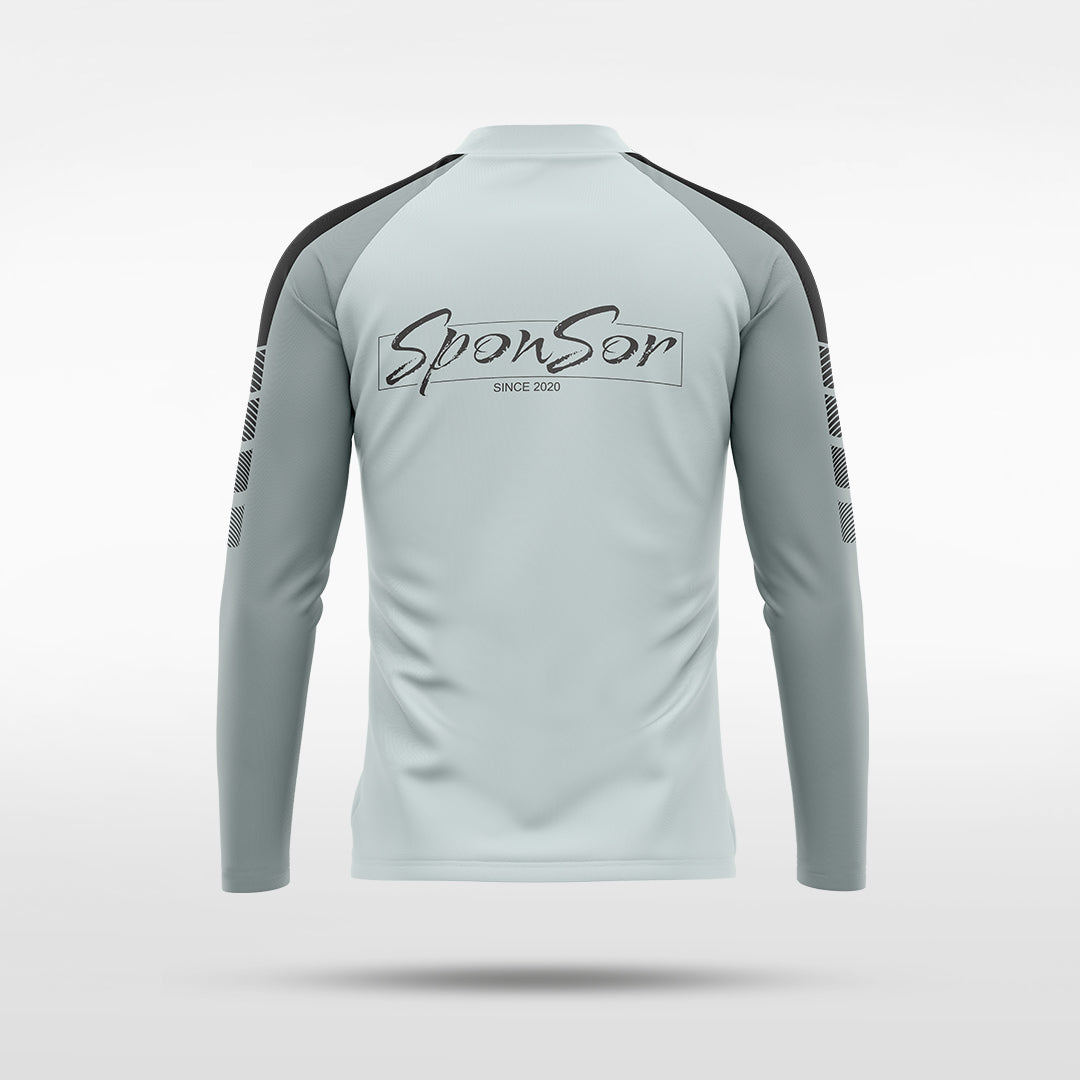 kid 1/4 Half Zip Vanta Series Ventara - AT233XFEF8 silver