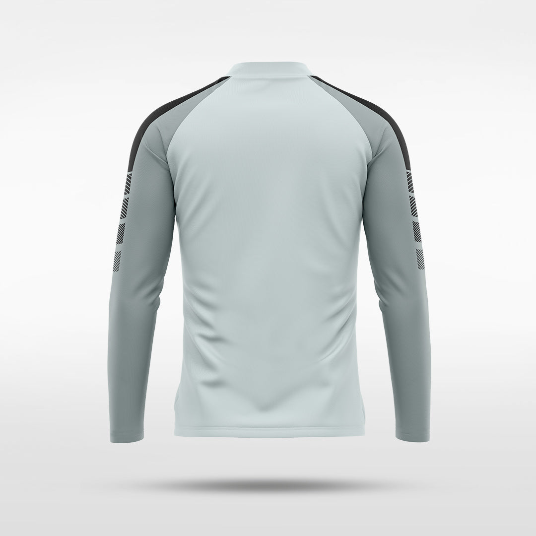 kid 1/4 Half Zip Vanta Series Ventara - AT233XFEF8 silver