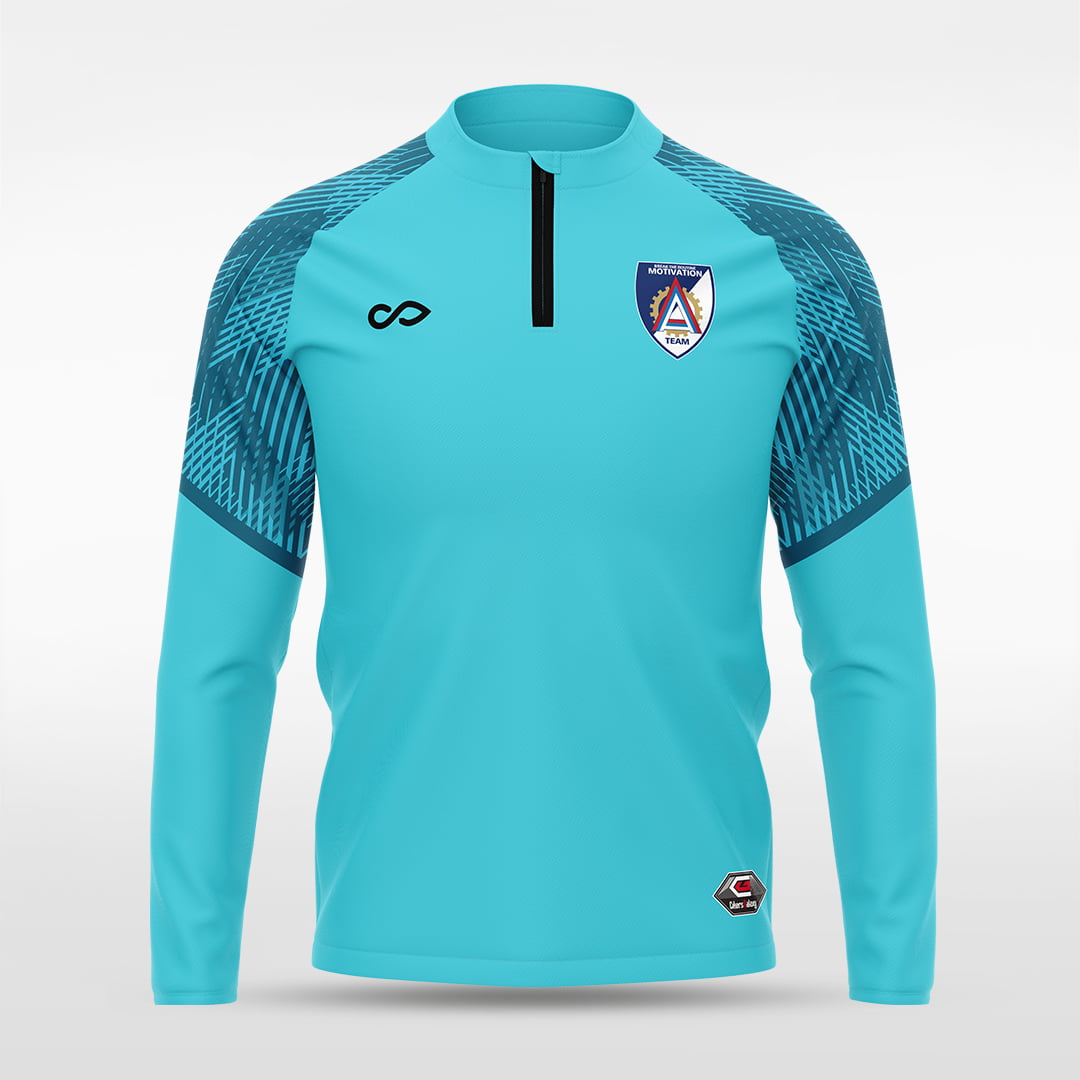 1/4 Half Zip Vanta Series Lumara - AT233XFEP3 mediumspringgreen
