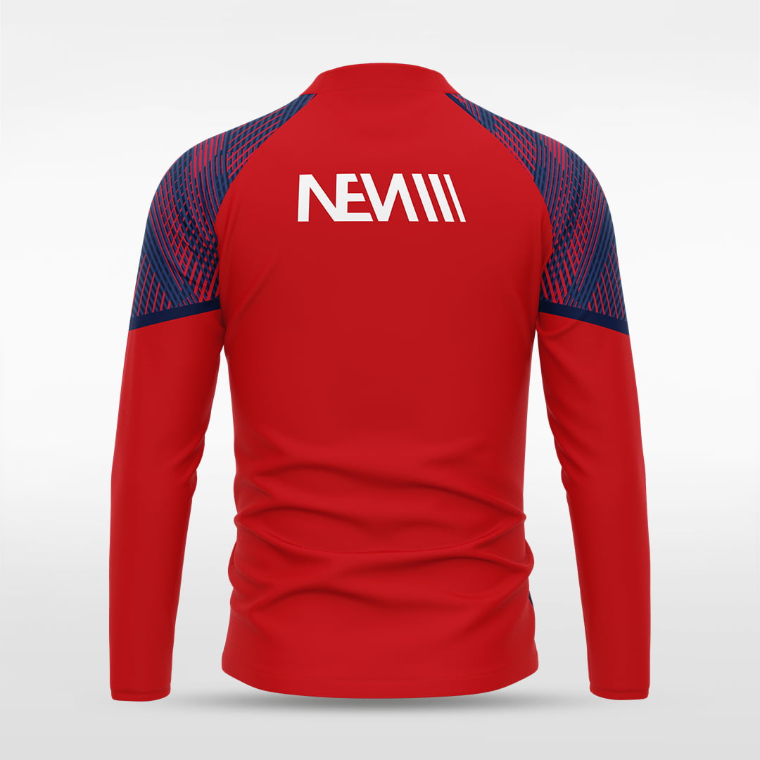 1/4 Half Zip Vanta Series Lumara - AT233XFEP3 red