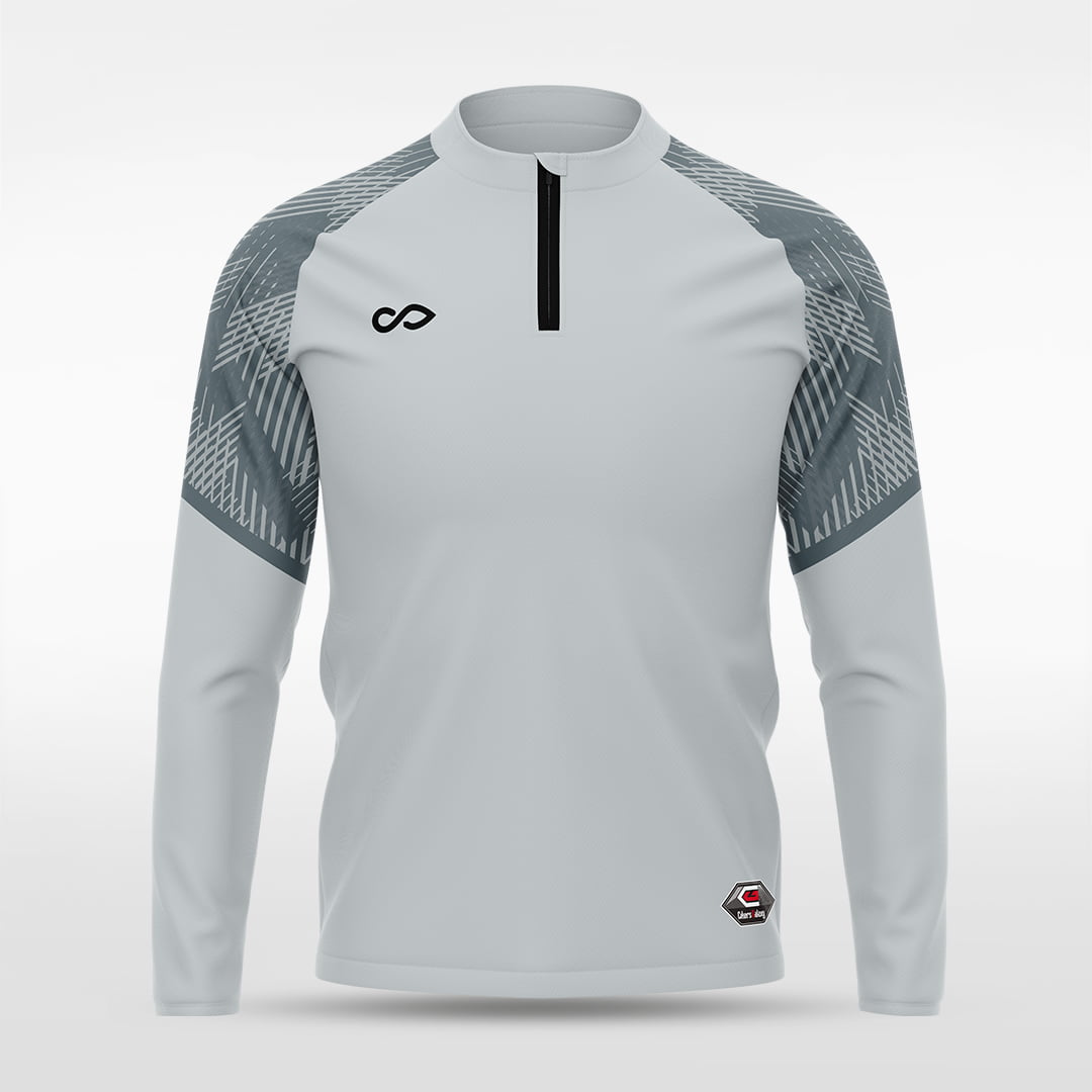 1/4 Half Zip Vanta Series Lumara - AT233XFEP3 silver