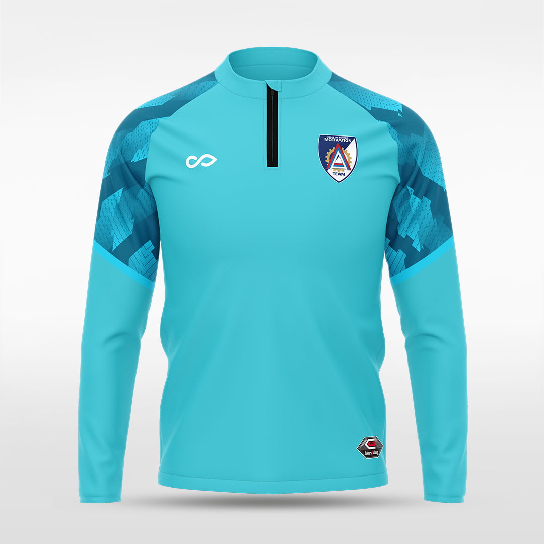 1/4 Half Zip Vanta Series Scalara - AT233XFFA3 mediumspringgreen