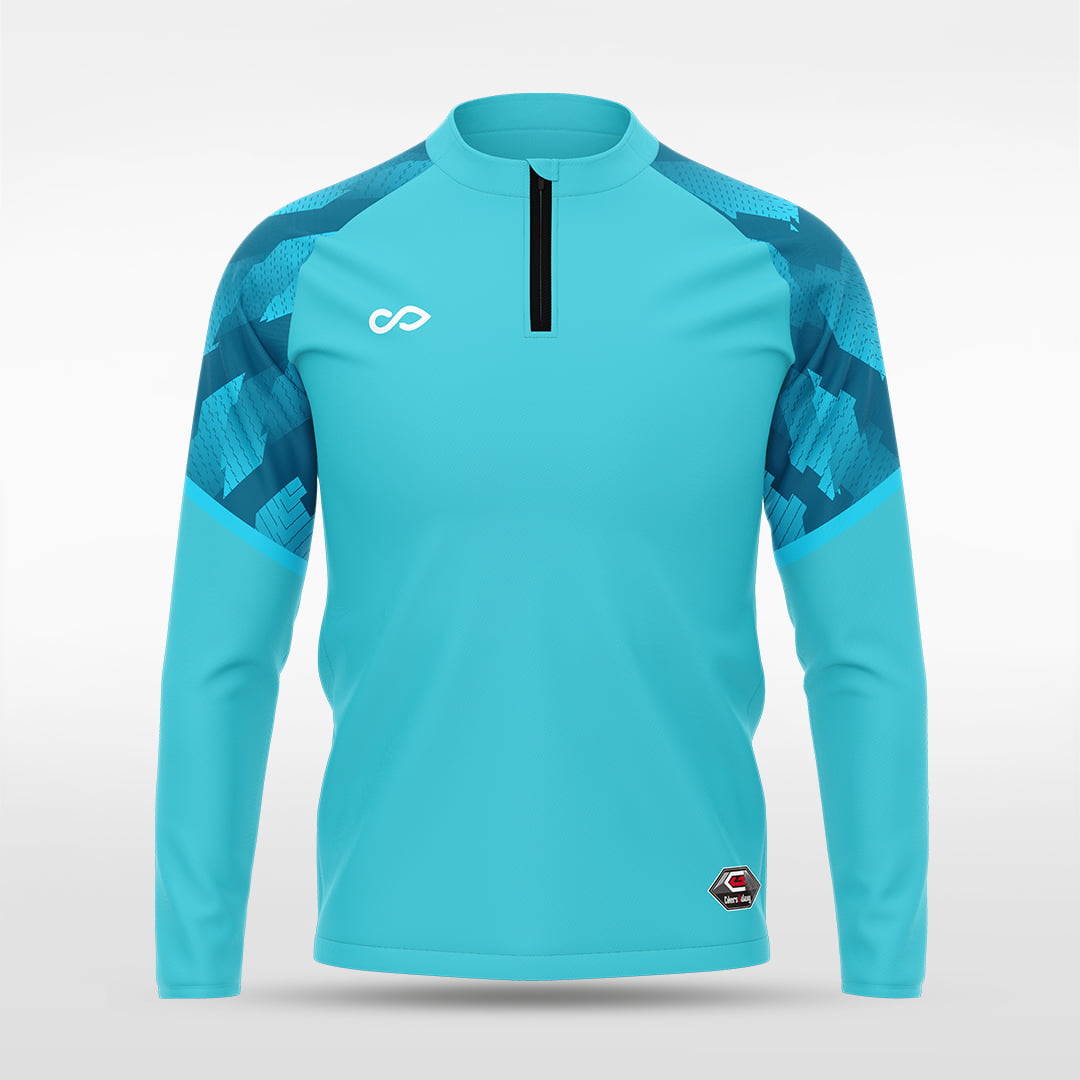 1/4 Half Zip Vanta Series Scalara - AT233XFFA3 mediumspringgreen