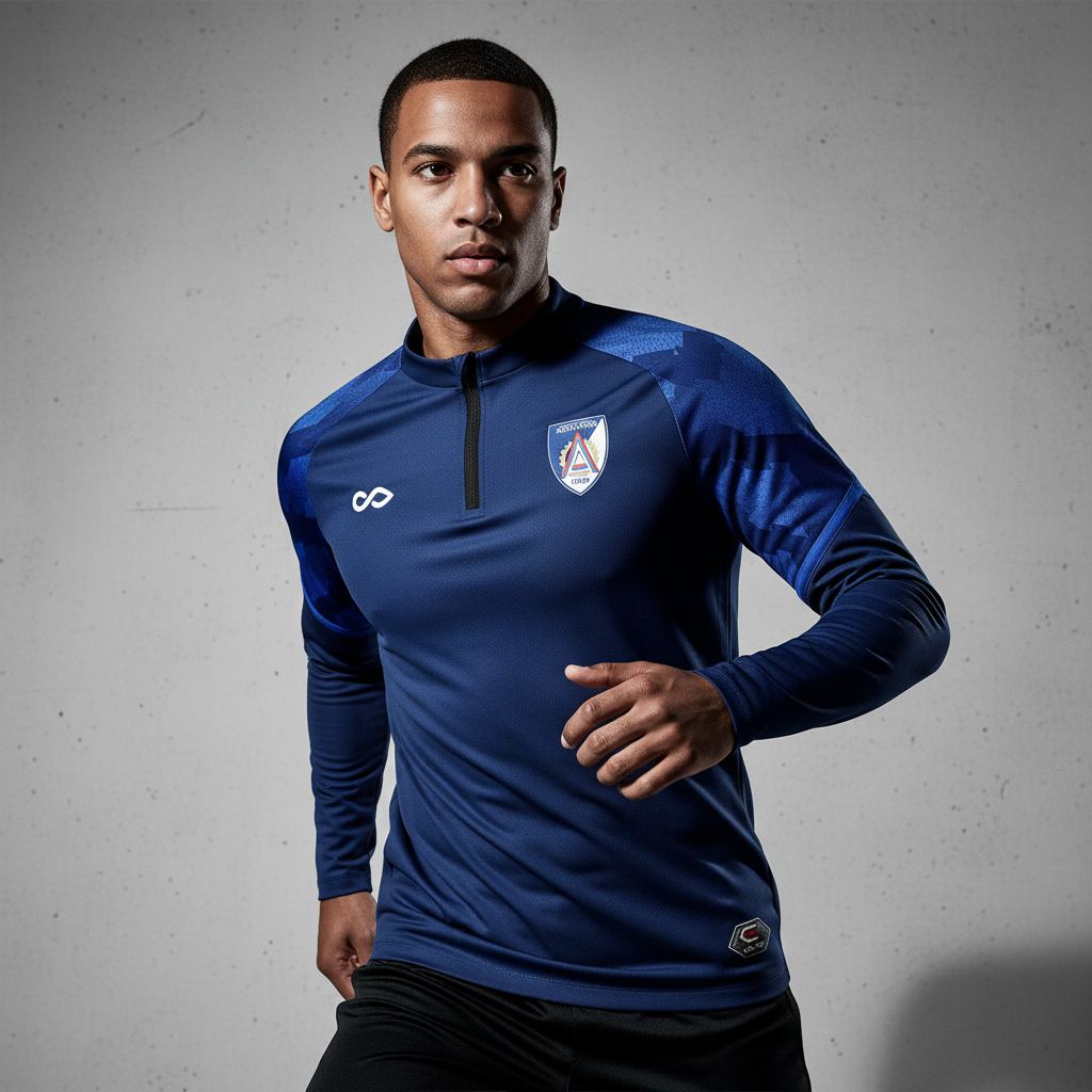 1/4 Half Zip Vanta Series Scalara - AT233XFFA3 navy