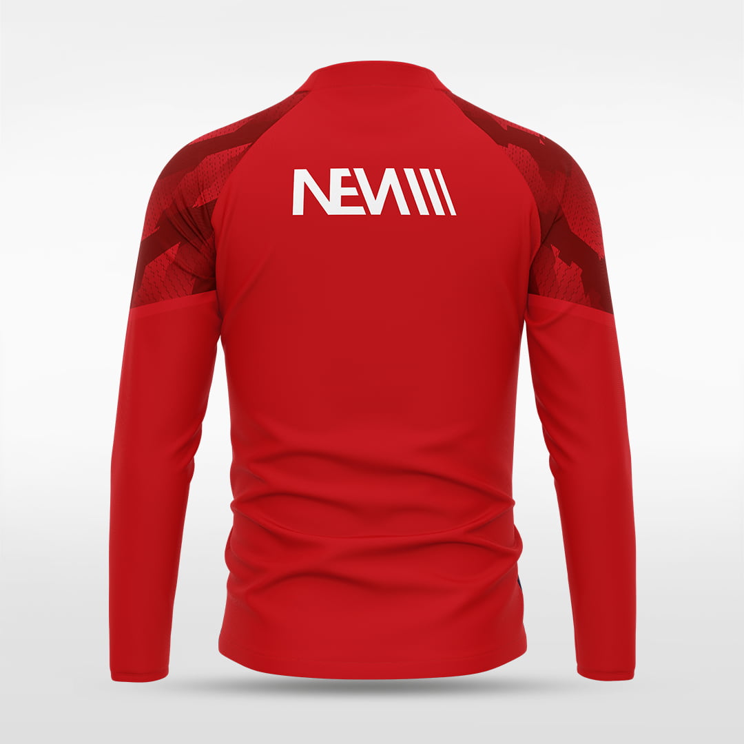 1/4 Half Zip Vanta Series Scalara - AT233XFFA3 red