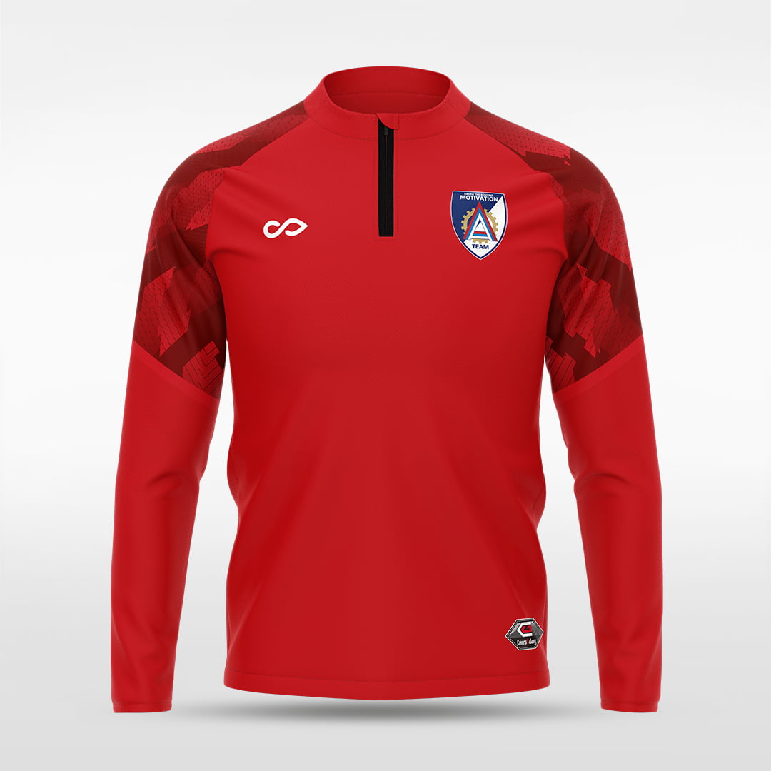 1/4 Half Zip Vanta Series Scalara - AT233XFFA3 red