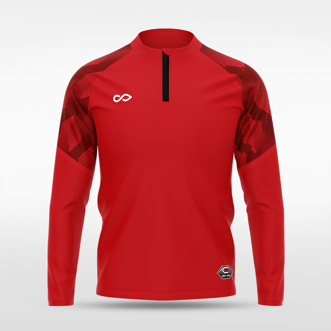 1/4 Half Zip Vanta Series Scalara - AT233XFFA3 red