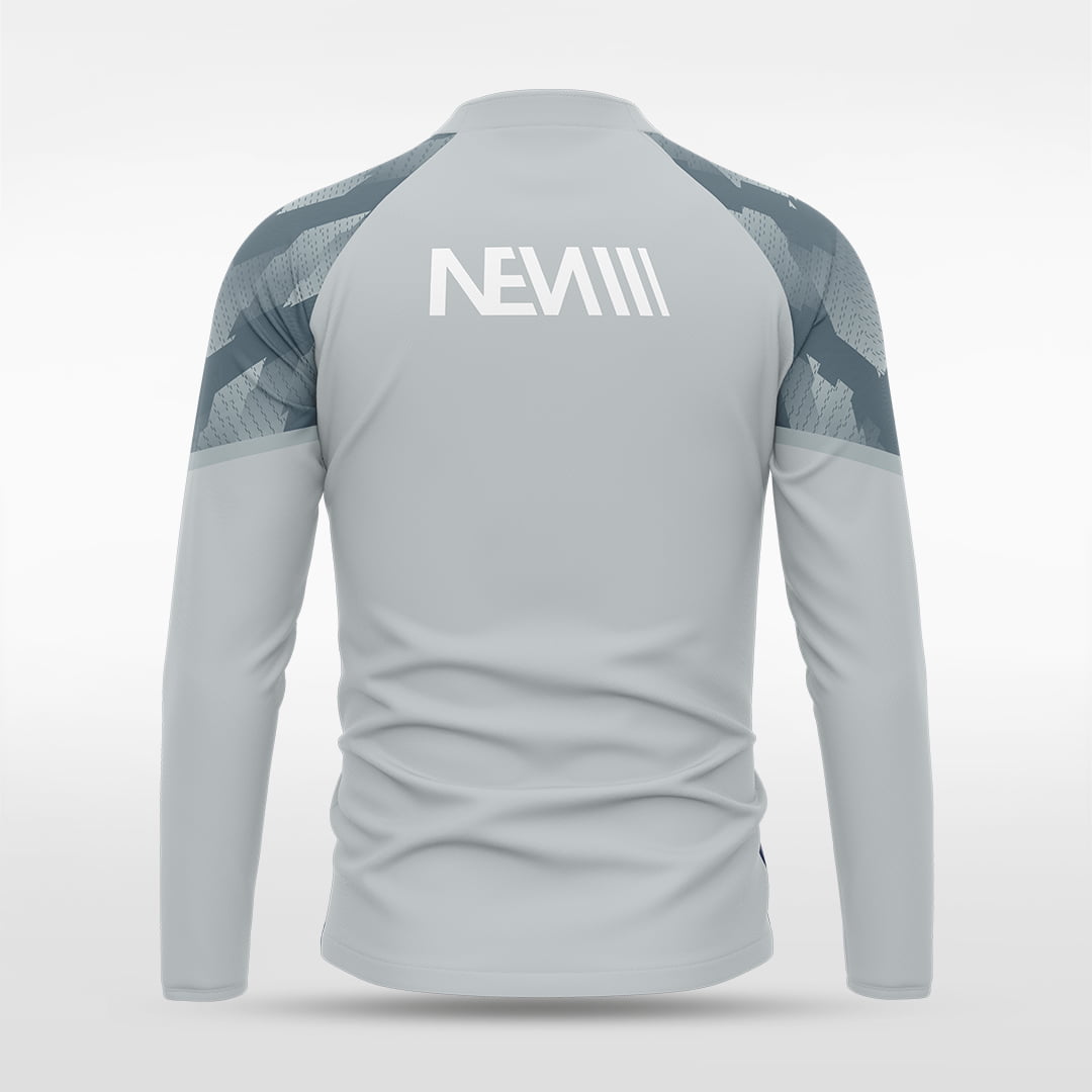 1/4 Half Zip Vanta Series Scalara - AT233XFFA3 silver