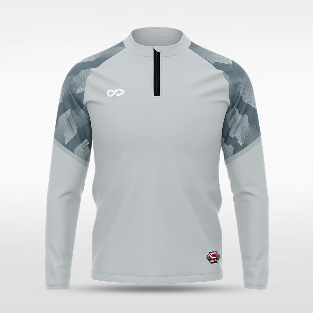 1/4 Half Zip Vanta Series Scalara - AT233XFFA3 silver