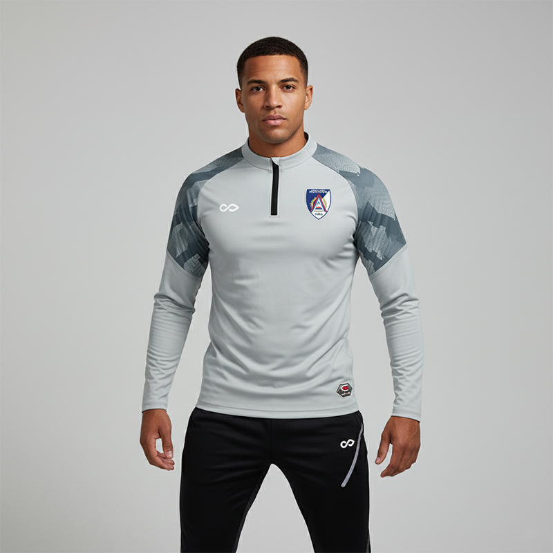 1/4 Half Zip Vanta Series Scalara - AT233XFFA3 silver