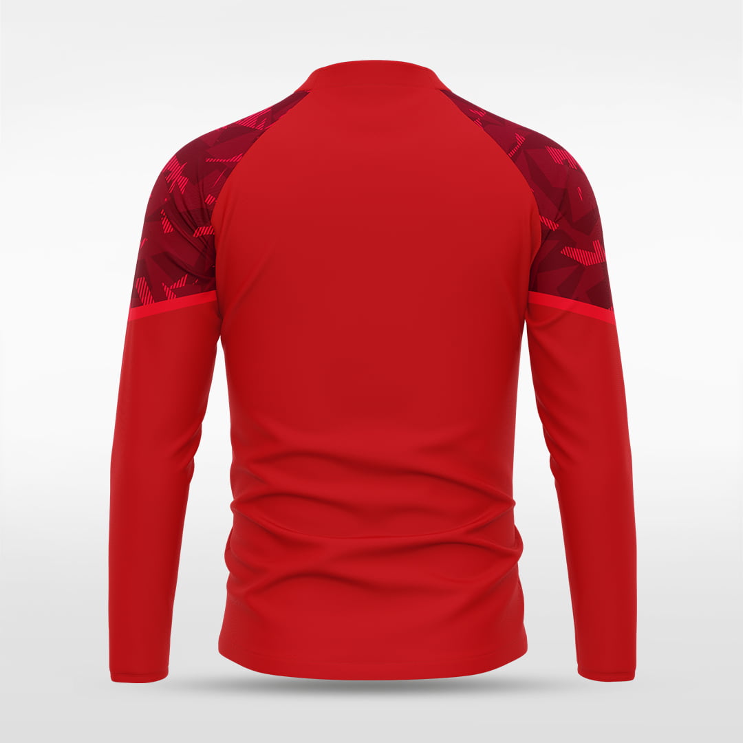 1/4 Half Zip Vanta Series Montara - AT233XFFB3 red