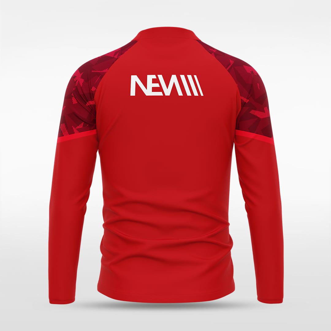 1/4 Half Zip Vanta Series Montara - AT233XFFB3 red