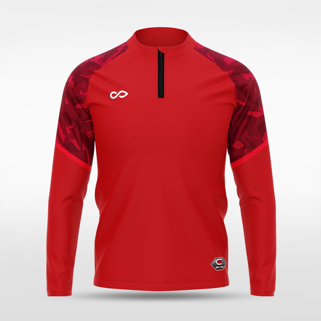 1/4 Half Zip Vanta Series Montara - AT233XFFB3 red