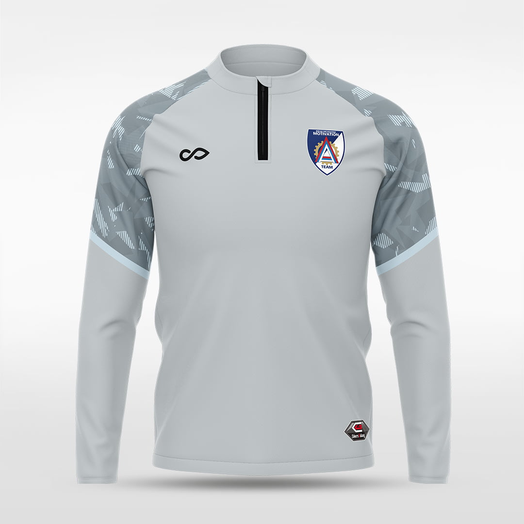 1/4 Half Zip Vanta Series Montara - AT233XFFB3 silver