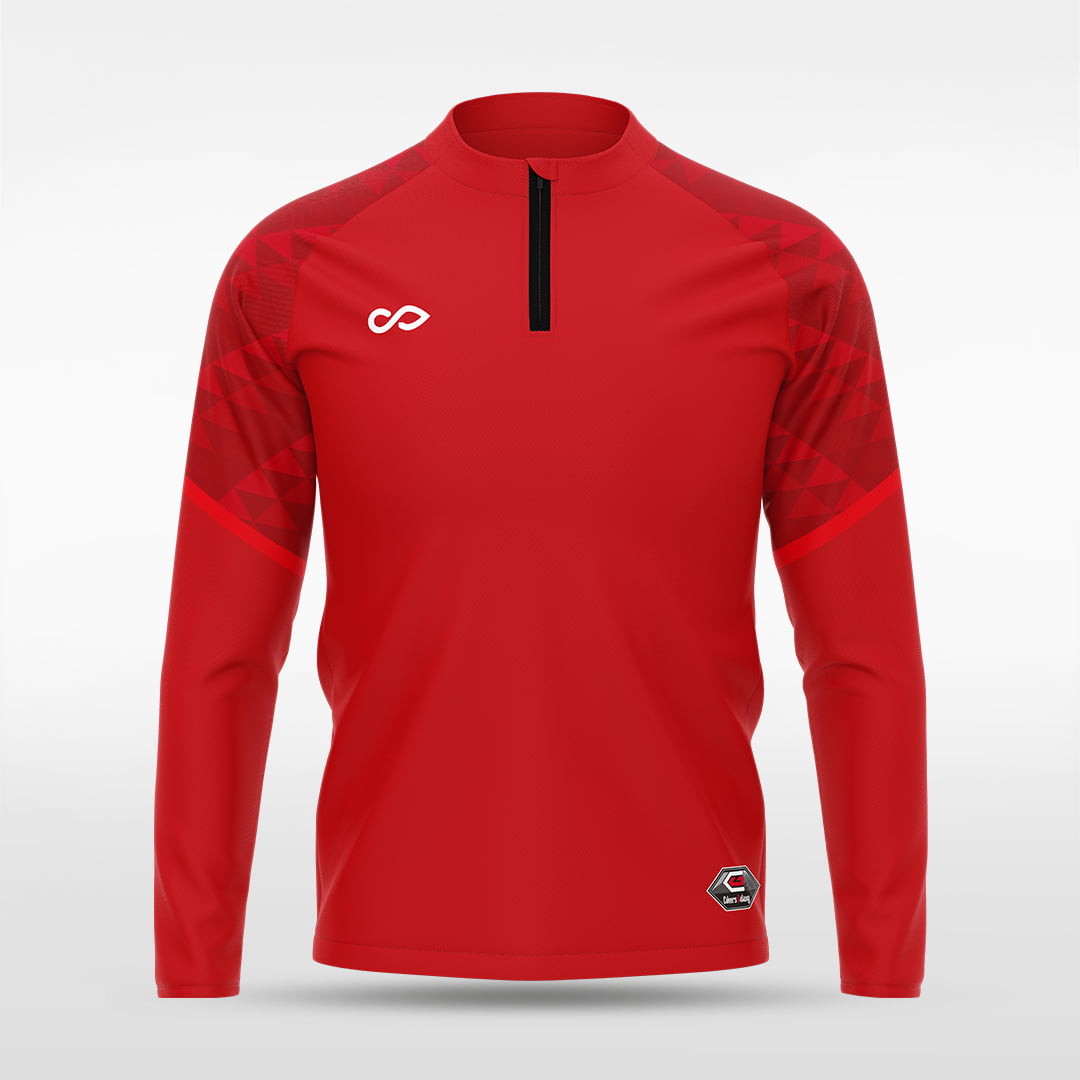 1/4 Half Zip Vanta Series Vumara - AT233XFFC3 red