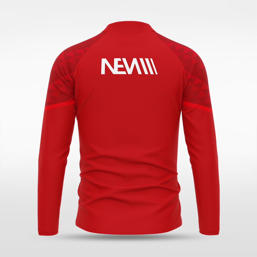 1/4 Half Zip Vanta Series Vumara - AT233XFFC3 red