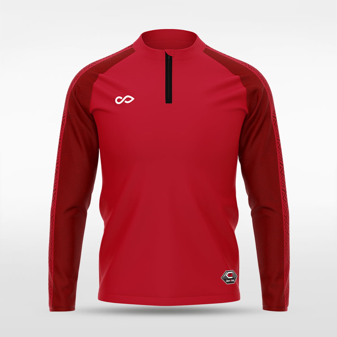 1/4 Half Zip Vanta Series Brinara - AT233XFFU3 red