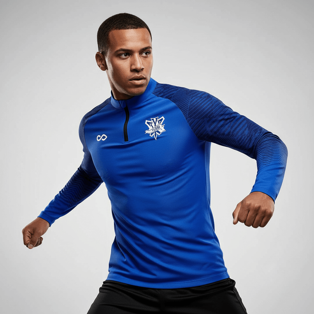 1/4 Half Zip Vanta Series Krymor - AT233XFLG3 blue