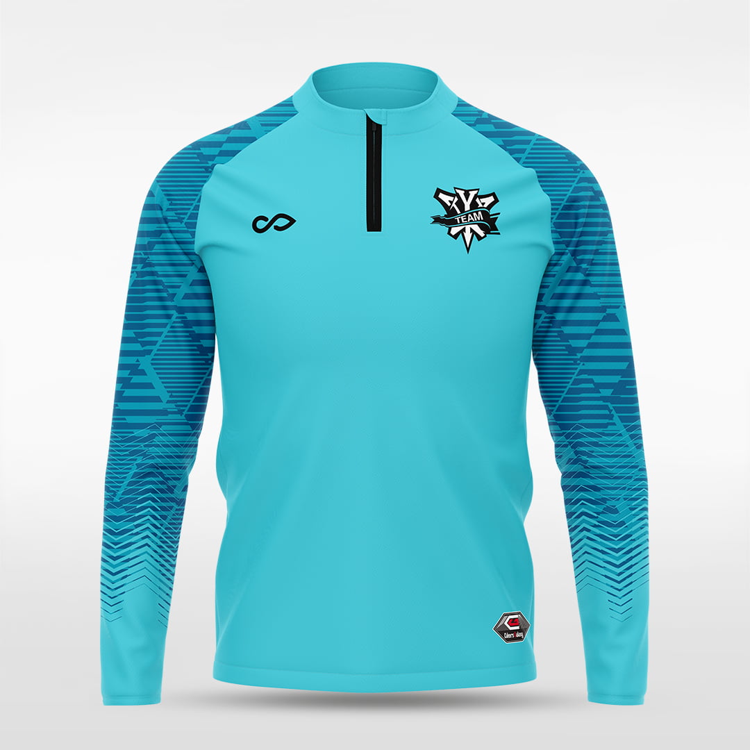 1/4 Half Zip Vanta Series Krymor - AT233XFLG3 mediumspringgreen