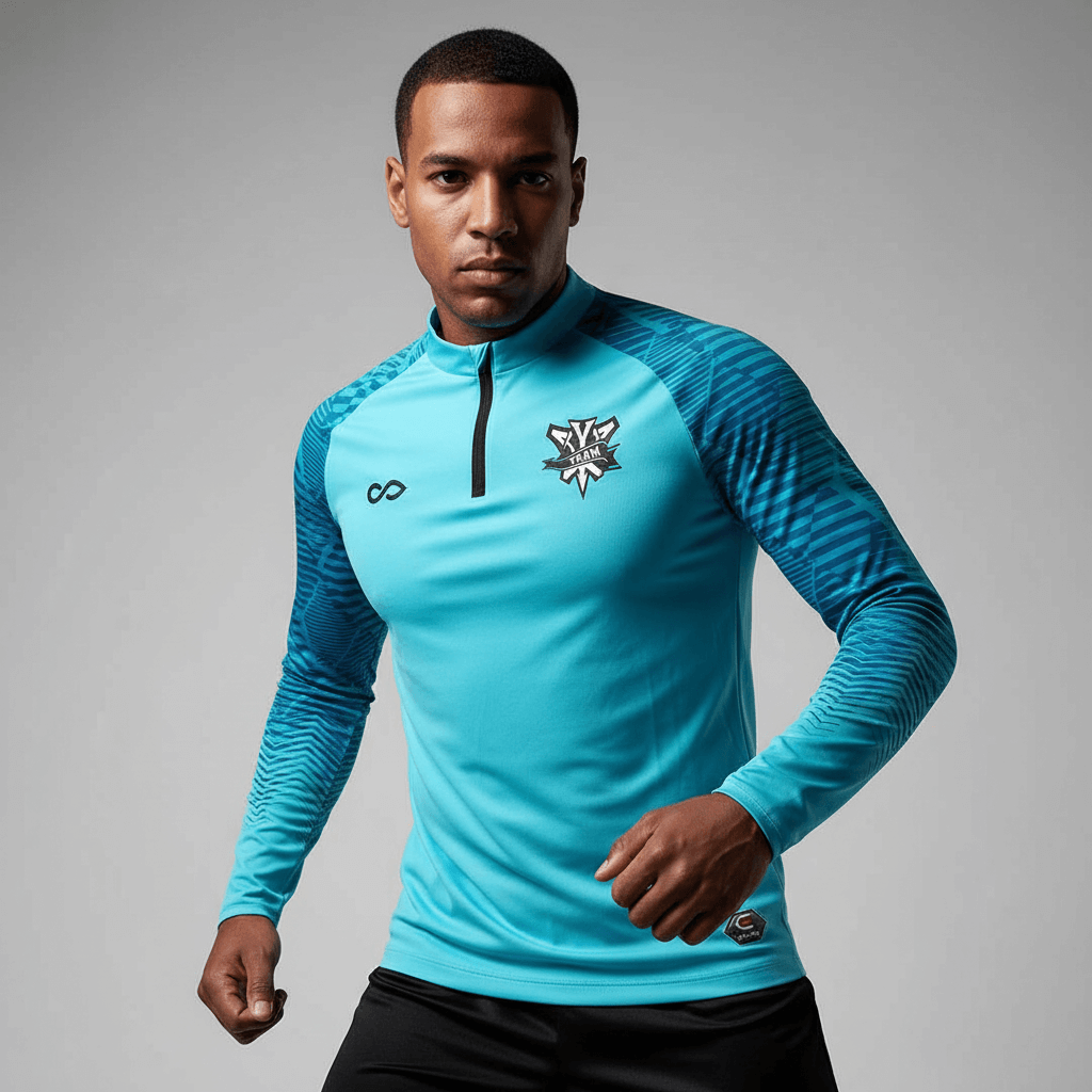 1/4 Half Zip Vanta Series Krymor - AT233XFLG3 mediumspringgreen