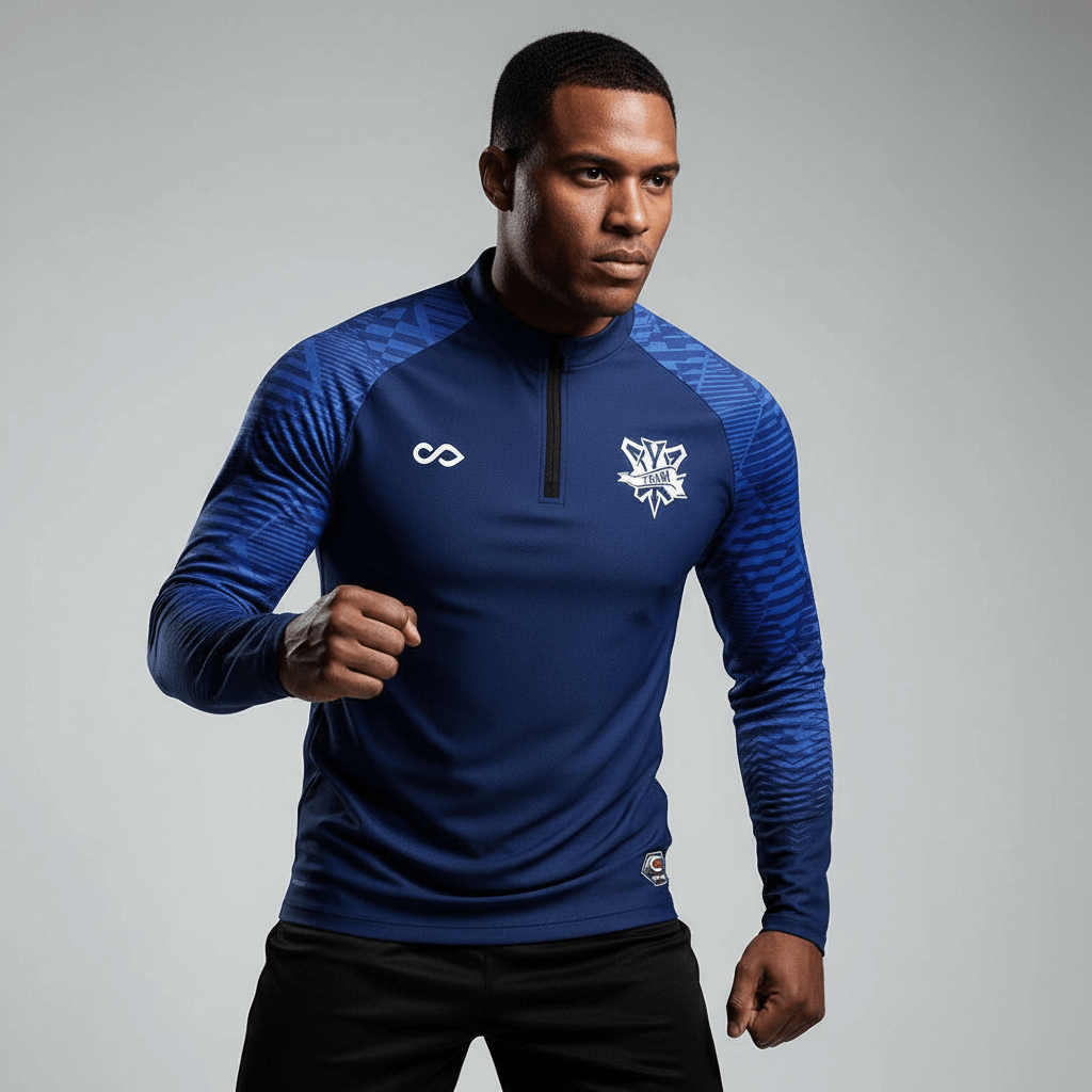 1/4 Half Zip Vanta Series Krymor - AT233XFLG3 navy