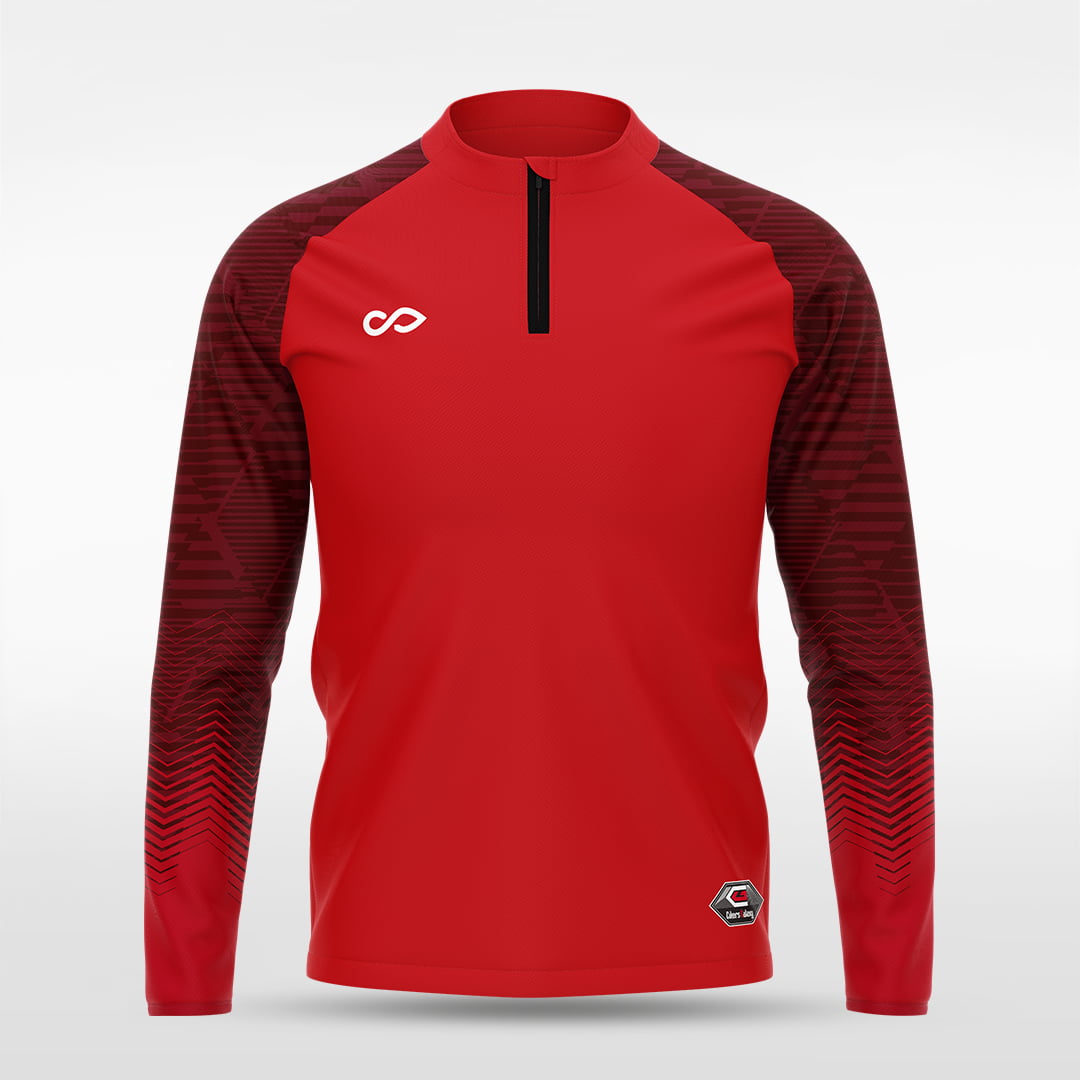 1/4 Half Zip Vanta Series Krymor - AT233XFLG3 red