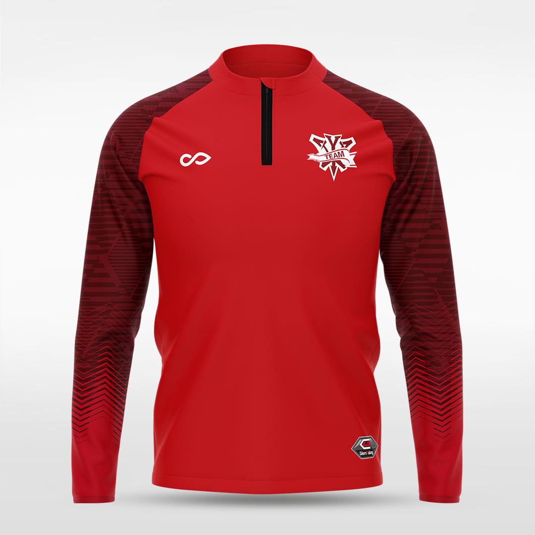 1/4 Half Zip Vanta Series Krymor - AT233XFLG3 red
