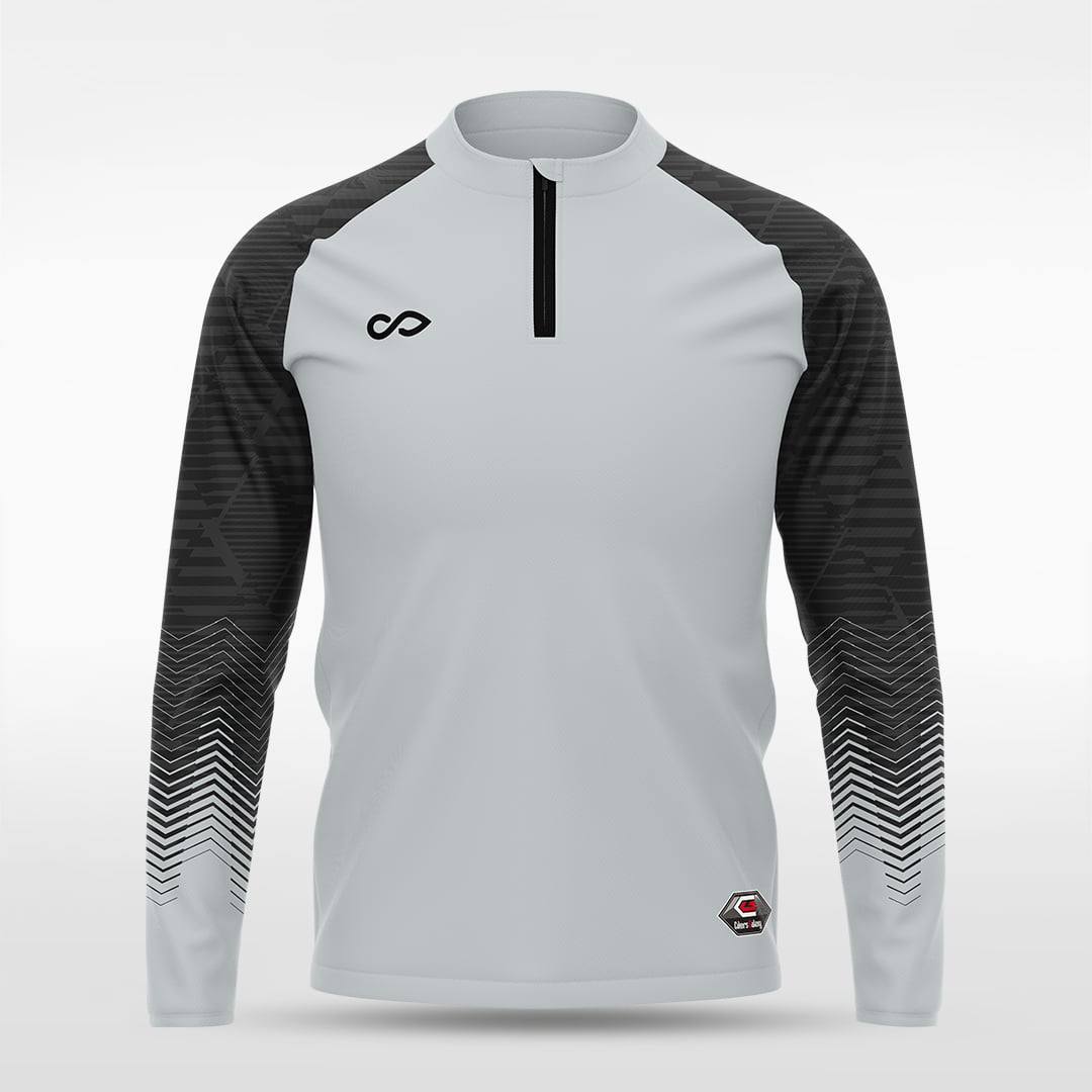1/4 Half Zip Vanta Series Krymor - AT233XFLG3 silver