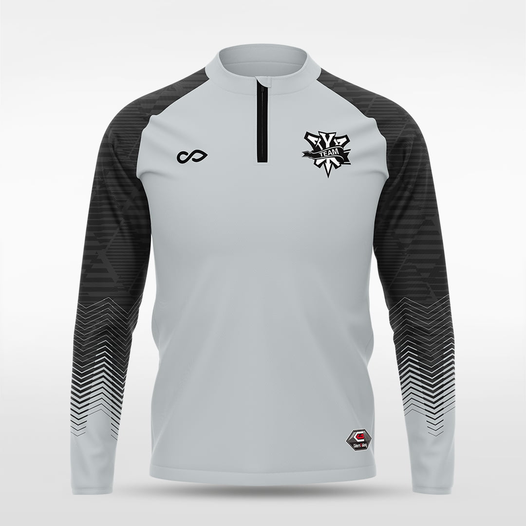 1/4 Half Zip Vanta Series Krymor - AT233XFLG3 silver