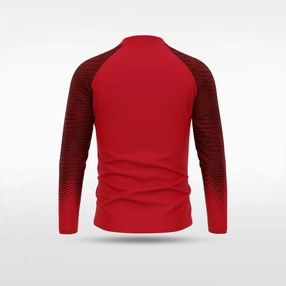 kid 1/4 Half Zip Vanta Series Krymor - AT233XFLG8 red