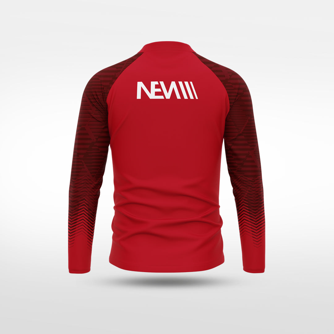 kid 1/4 Half Zip Vanta Series Krymor - AT233XFLG8 red