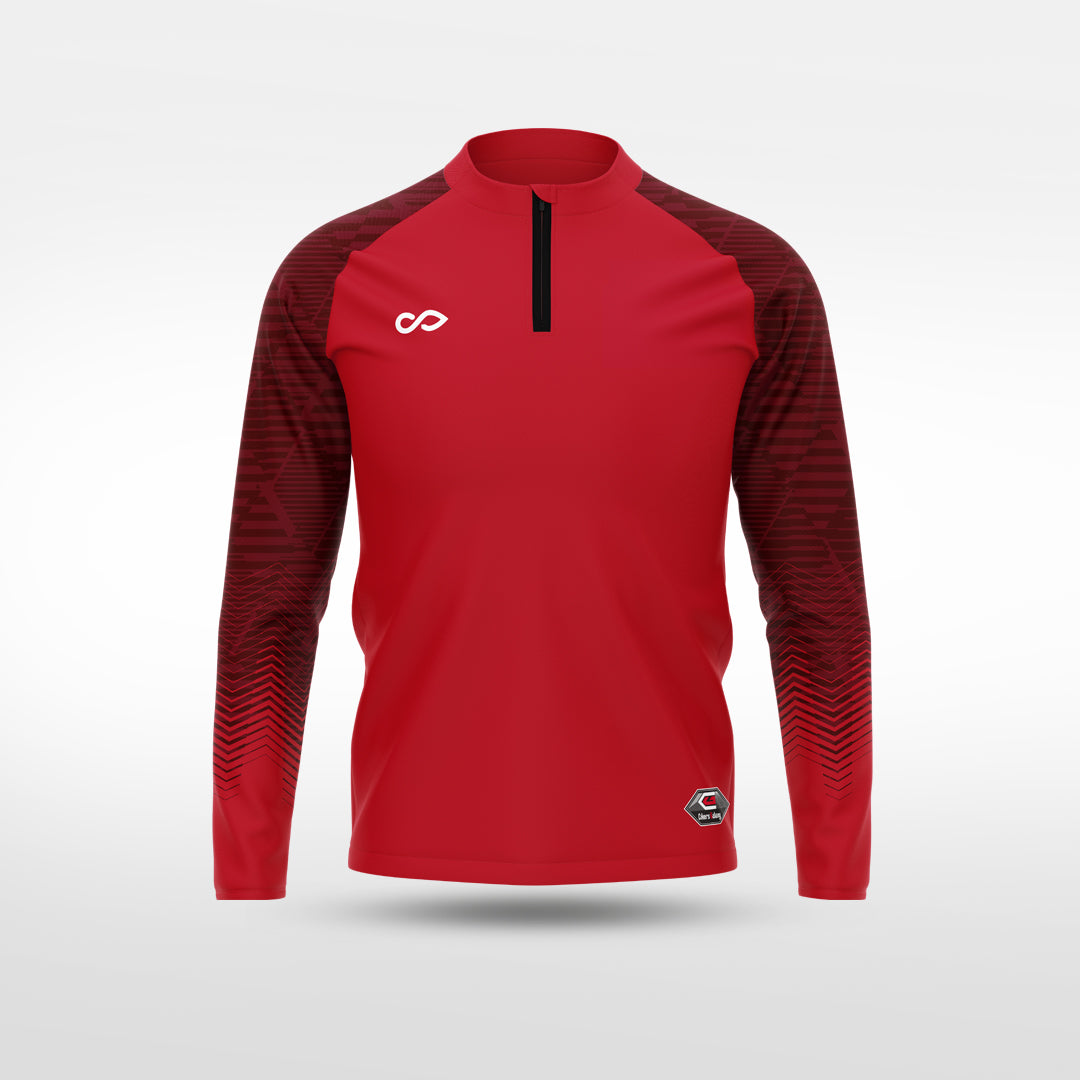 kid 1/4 Half Zip Vanta Series Krymor - AT233XFLG8 red