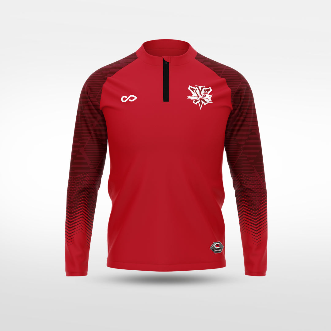 kid 1/4 Half Zip Vanta Series Krymor - AT233XFLG8 red