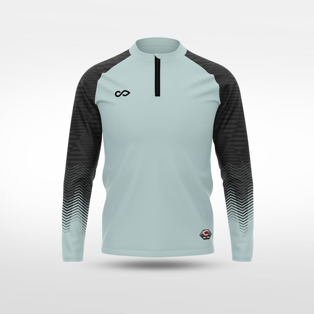 kid 1/4 Half Zip Vanta Series Krymor - AT233XFLG8 silver