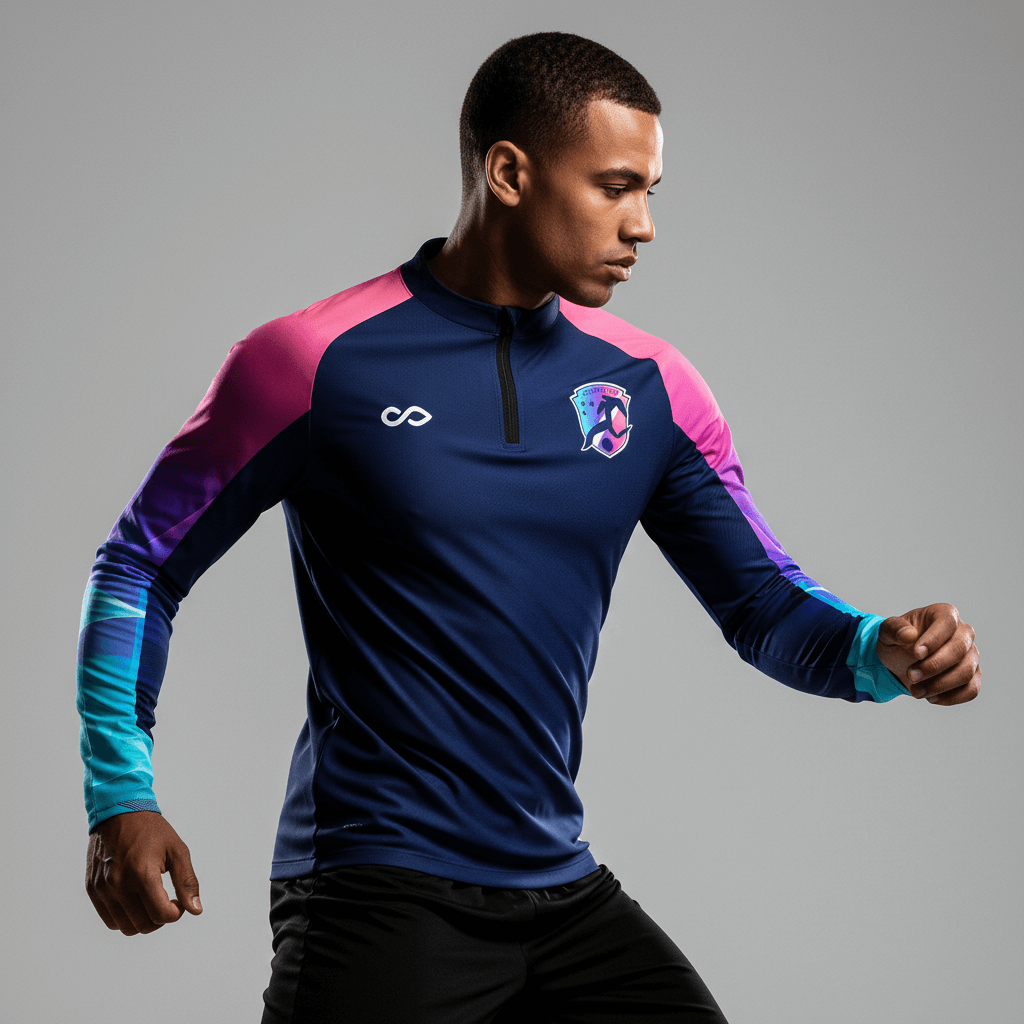 1/4 Half Zip Vanta Series Stellara - AT233XFLS3 navy
